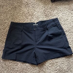GAP navy Pinstripe Women's Bermudas